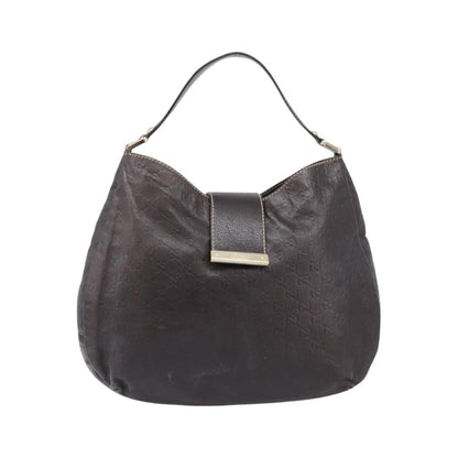 Gucci New Ladies Web Hobo Guccissima Leather, Brown, Leather, Shoulder Bag
