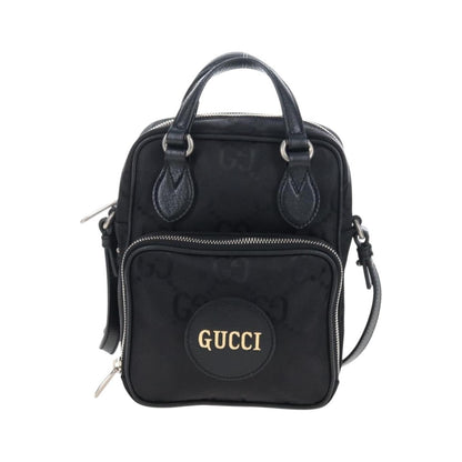 Gucci Off the Grid Messenger GG Econyl, Black, Canvas, Handbag