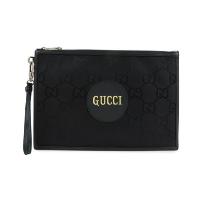 Gucci Off The Grid Zip GG Econyl, Black, Nylon, Clutch