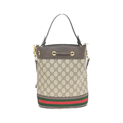 Gucci Ophidia Bucket GG Coated Canvas, Brown, Canvas, Handbag