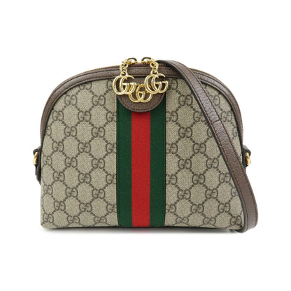 Gucci Ophidia Dome GG Coated Canvas, Beige, Canvas, Shoulder Bag