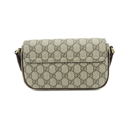 Gucci Ophidia Envelope Flap GG Coated Canvas, Beige, Canvas, Shoulder Bag