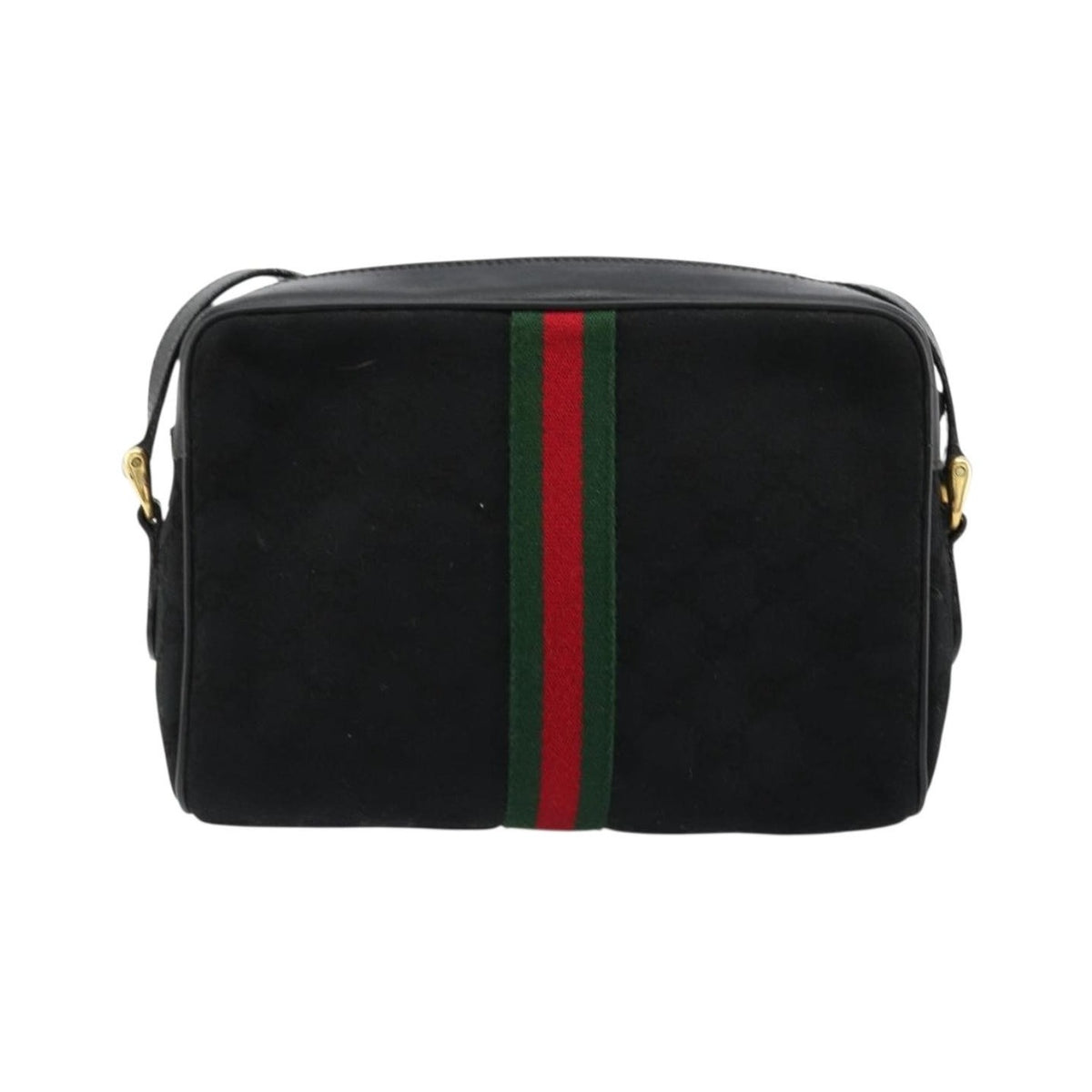 Gucci Ophidia GG Canvas, Black, Canvas, Shoulder Bag