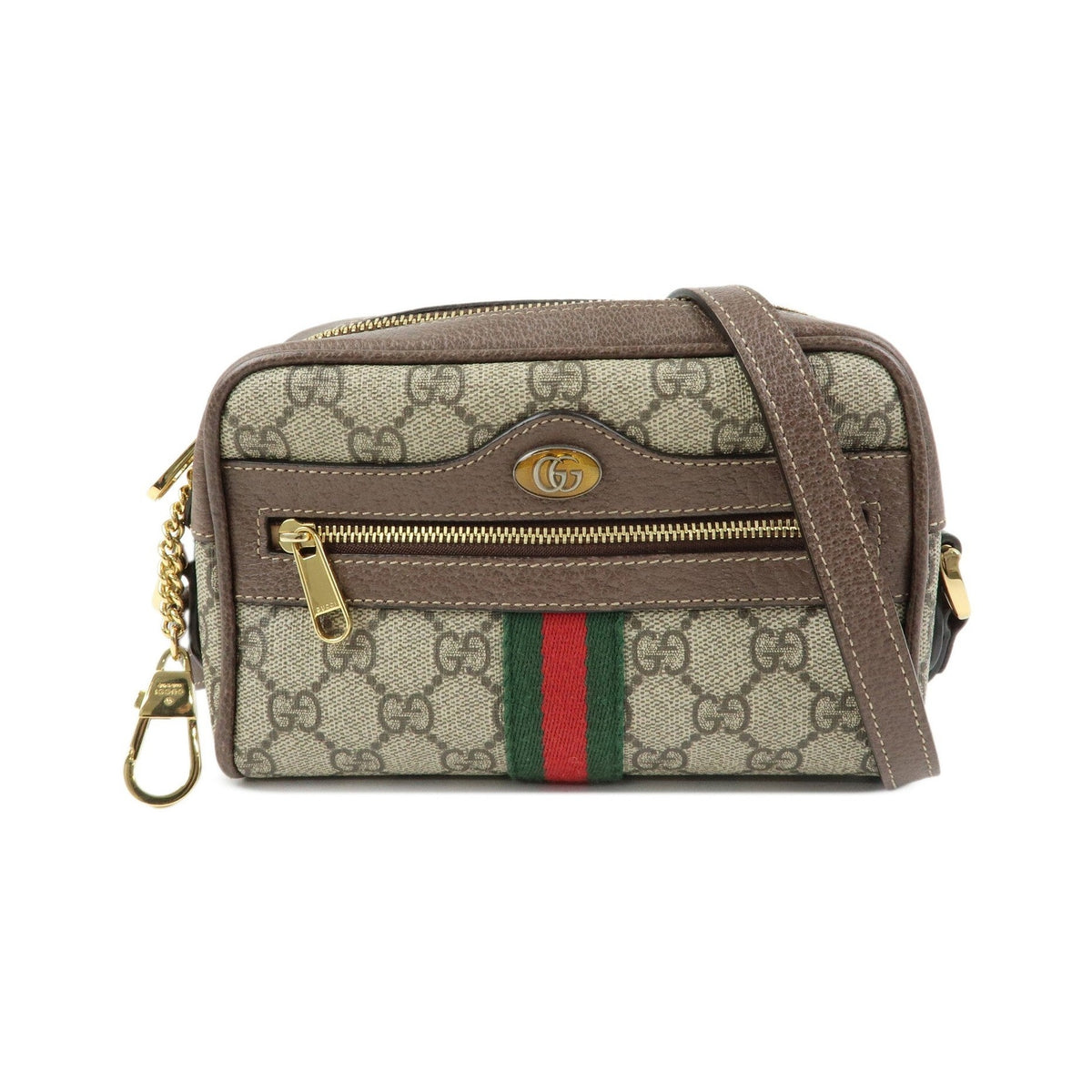 Gucci Ophidia GG Coated Canvas, Beige, Canvas, Shoulder Bag