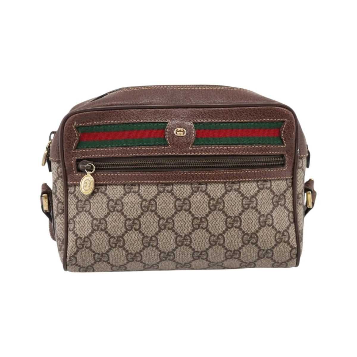 Gucci Ophidia GG Coated Canvas, Beige, Canvas, Shoulder Bag