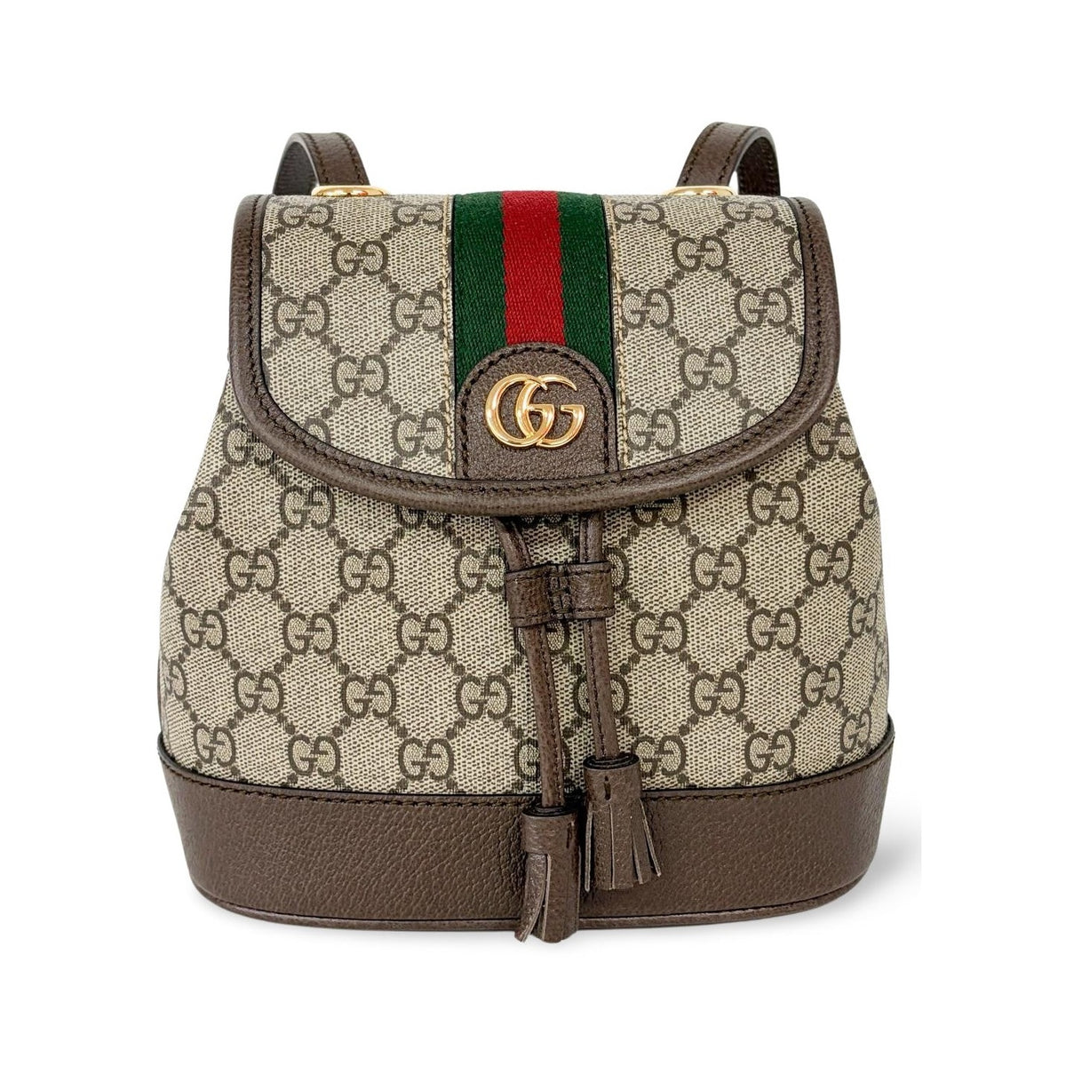 Gucci Ophidia GG Coated Canvas and Leather, Beige, Canvas, Shoulder Bag
