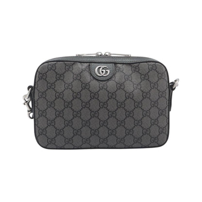 Gucci Ophidia Zip Wristlet GG Coated Canvas, Gray, Canvas, Shoulder Bag