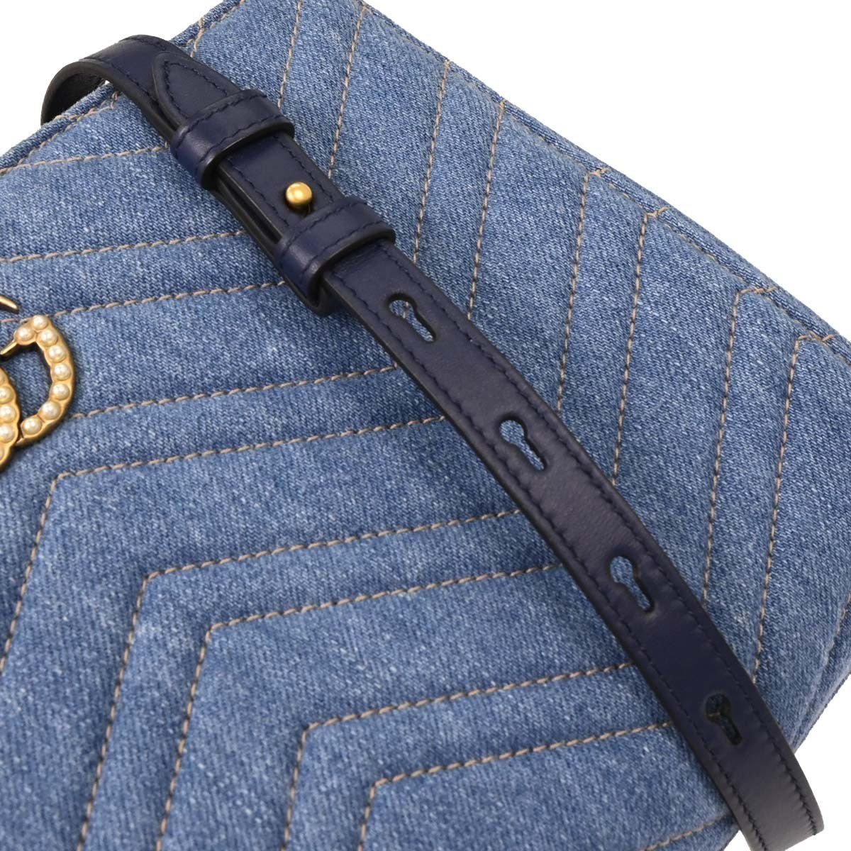 Gucci Pearly GG Marmont Tote - Brandsamsara