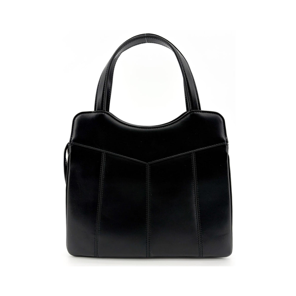 Gucci Petite GG Quilted Leather, Black, Leather, Tote Bag