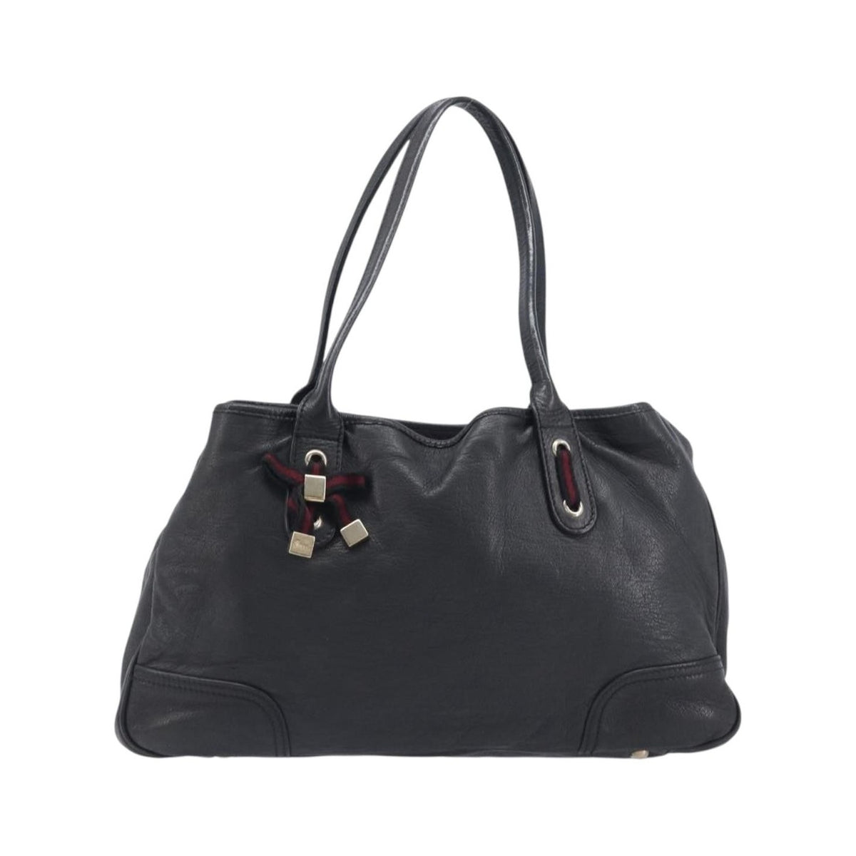 Gucci Princy Leather, Black, Leather, Tote Bag