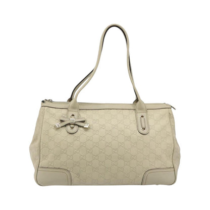 Gucci Princy Tote Guccissima Leather, Beige, Leather, Shoulder Bag