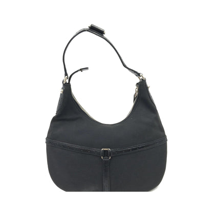 Gucci Reins Web Hobo Canvas, Black, Canvas, Handbag