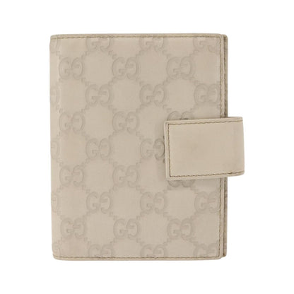 Gucci Ring Agenda Cover Guccissima Leather, Beige, Leather, Briefcase