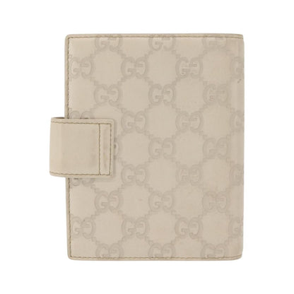 Gucci Ring Agenda Cover Guccissima Leather, Beige, Leather, Briefcase