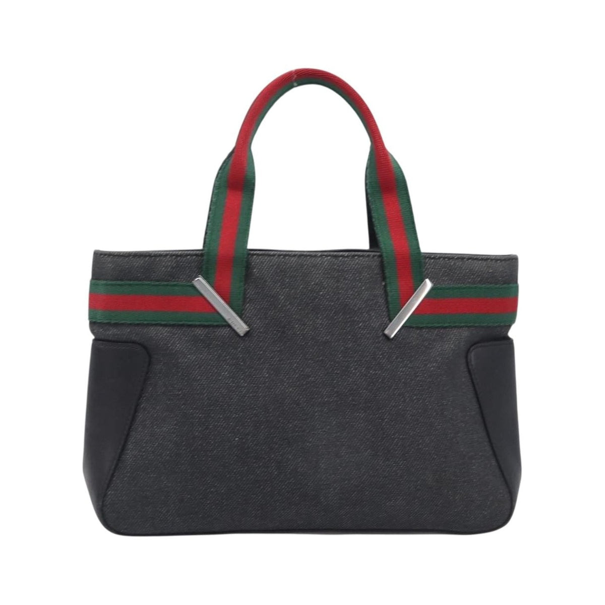Gucci Sherry Line Tote Canvas, Black, Canvas, Tote Bag