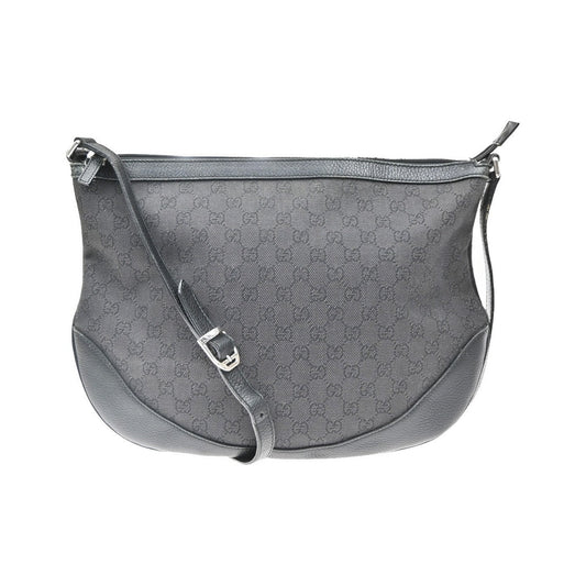 Gucci Shoulder Canvas, Black, Canvas, Shoulder Bag