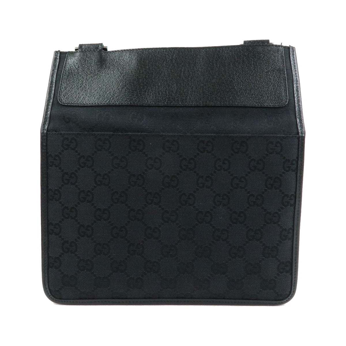 Gucci Shoulder Canvas, Black, Canvas, Shoulder Bag