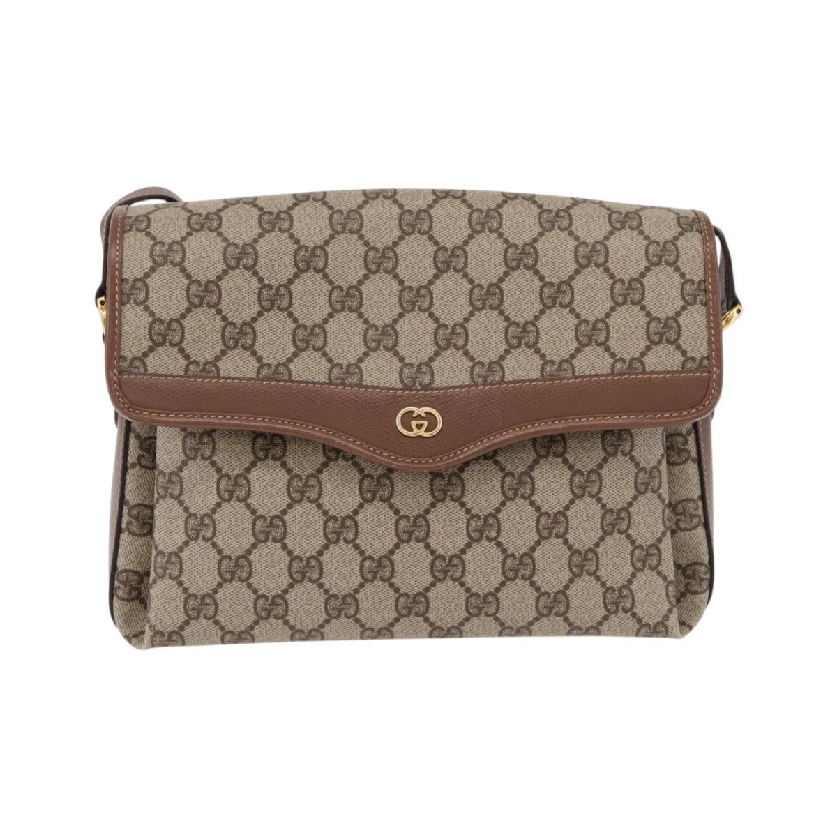 Gucci Shoulder Canvas, Beige, Canvas, Shoulder Bag