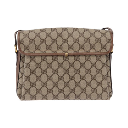 Gucci Shoulder Canvas, Beige, Canvas, Shoulder Bag