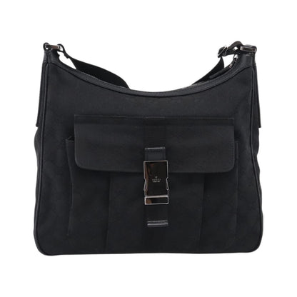 Gucci Shoulder Canvas, Black, Canvas, Shoulder Bag
