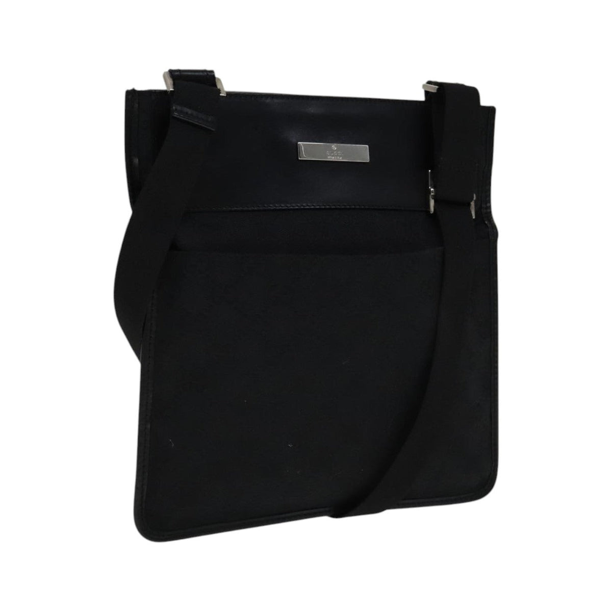 Gucci Shoulder Canvas, Black, Canvas, Shoulder Bag
