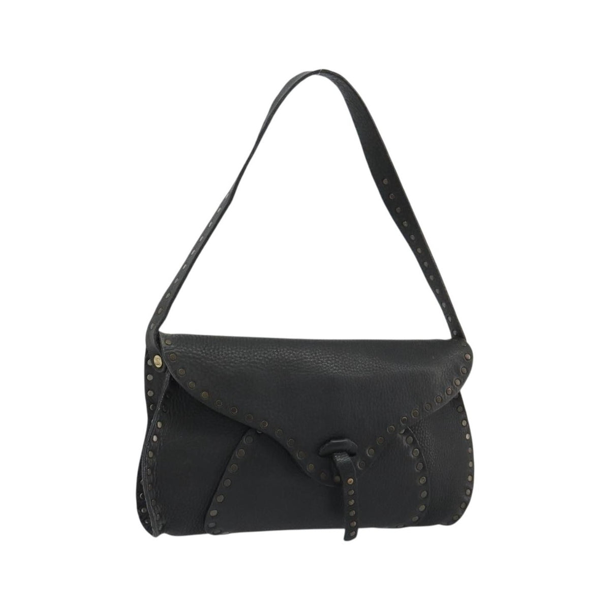Gucci Shoulder Leather, Black, Leather, Shoulder Bag