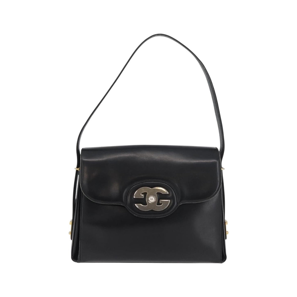 Gucci Shoulder Leather, Black, Leather, Shoulder Bag