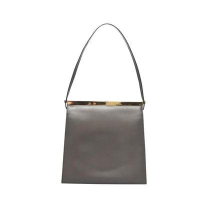 Gucci Shoulder Leather, Brown, Leather, Shoulder Bag