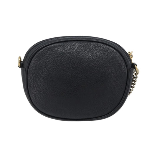 Gucci Soho Chain Leather, Black, Leather, Handbag