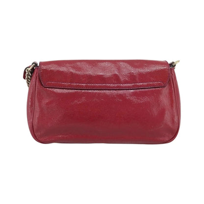 Gucci Soho Chain Patent, Pink, Patent Leather, Shoulder Bag