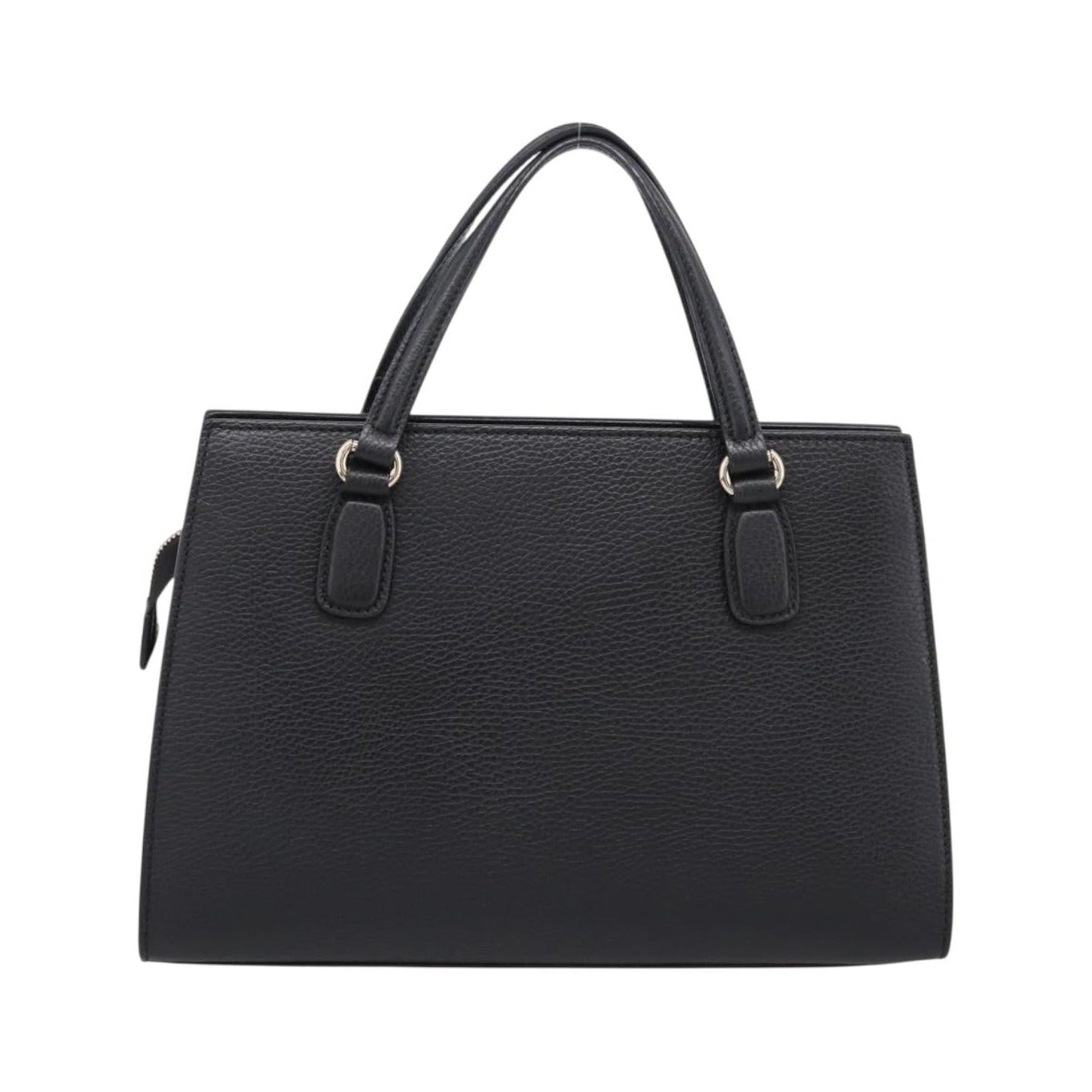 Gucci Soho Convertible Top Handle Satchel Leather, Black, Leather, Handbag