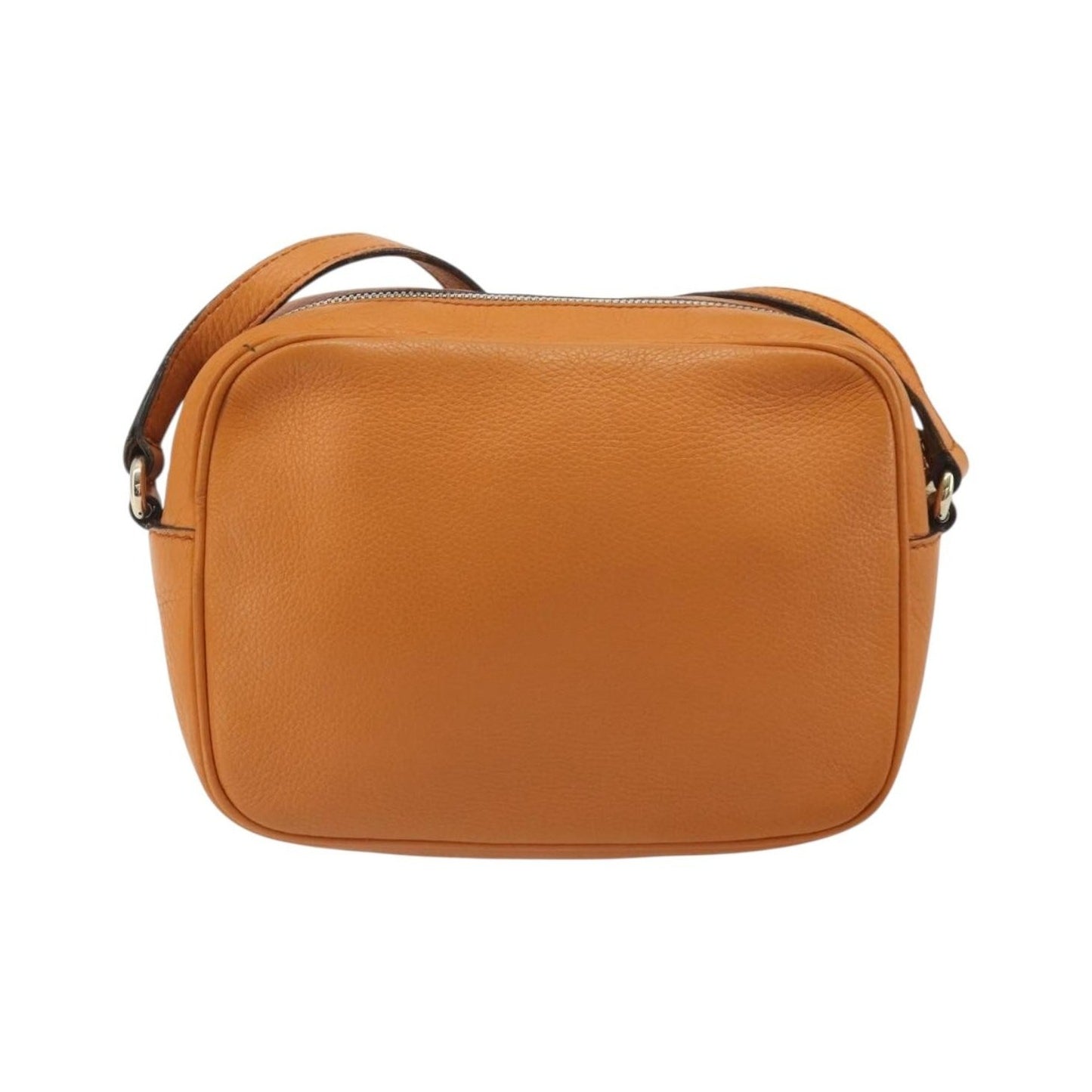 Gucci Soho Disco Leather, Orange, Leather, Shoulder Bag