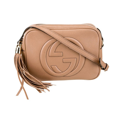 Gucci Soho Disco Leather, Camel, Leather, Shoulder Bag