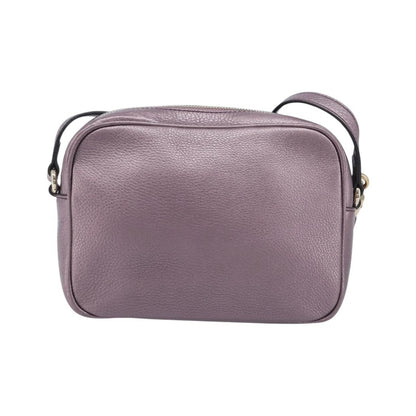 Gucci Soho Disco Leather, Pink, Leather, Crossbody Bag