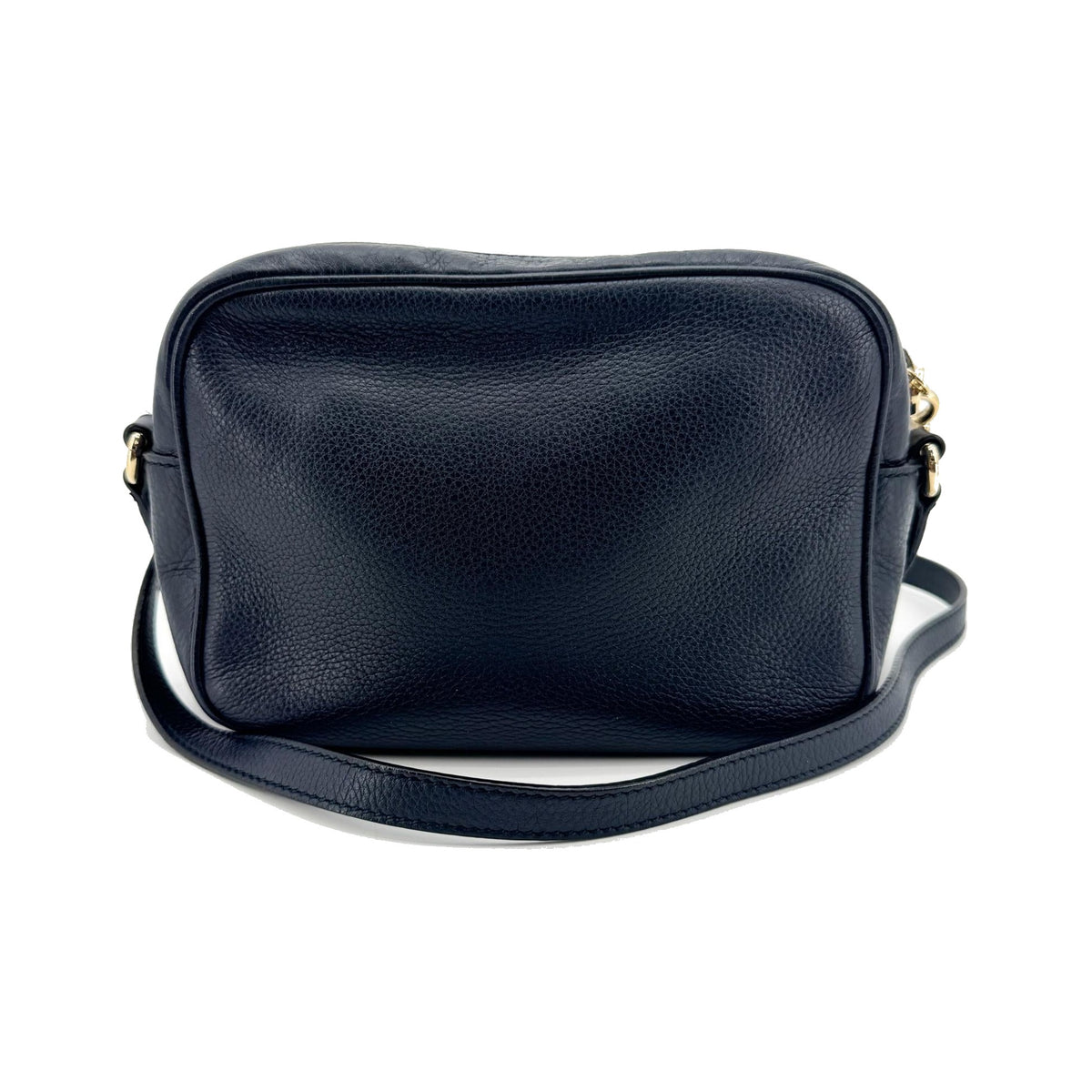 Gucci Soho Disco Leather, Navy, Leather, Crossbody Bag