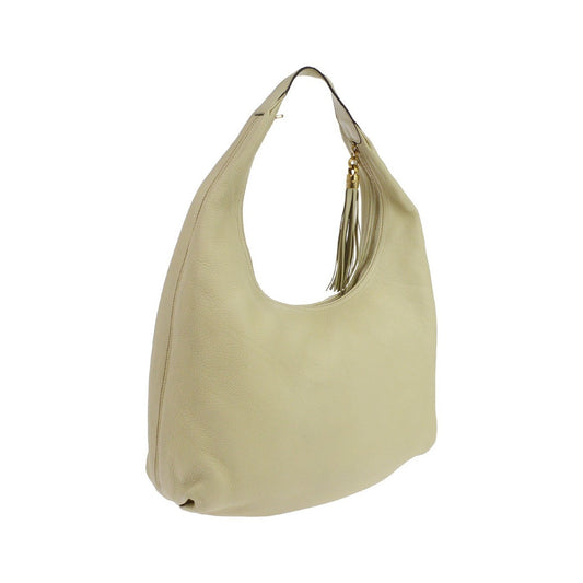 Gucci Soho Hobo Leather, Beige, Leather, Shoulder Bag