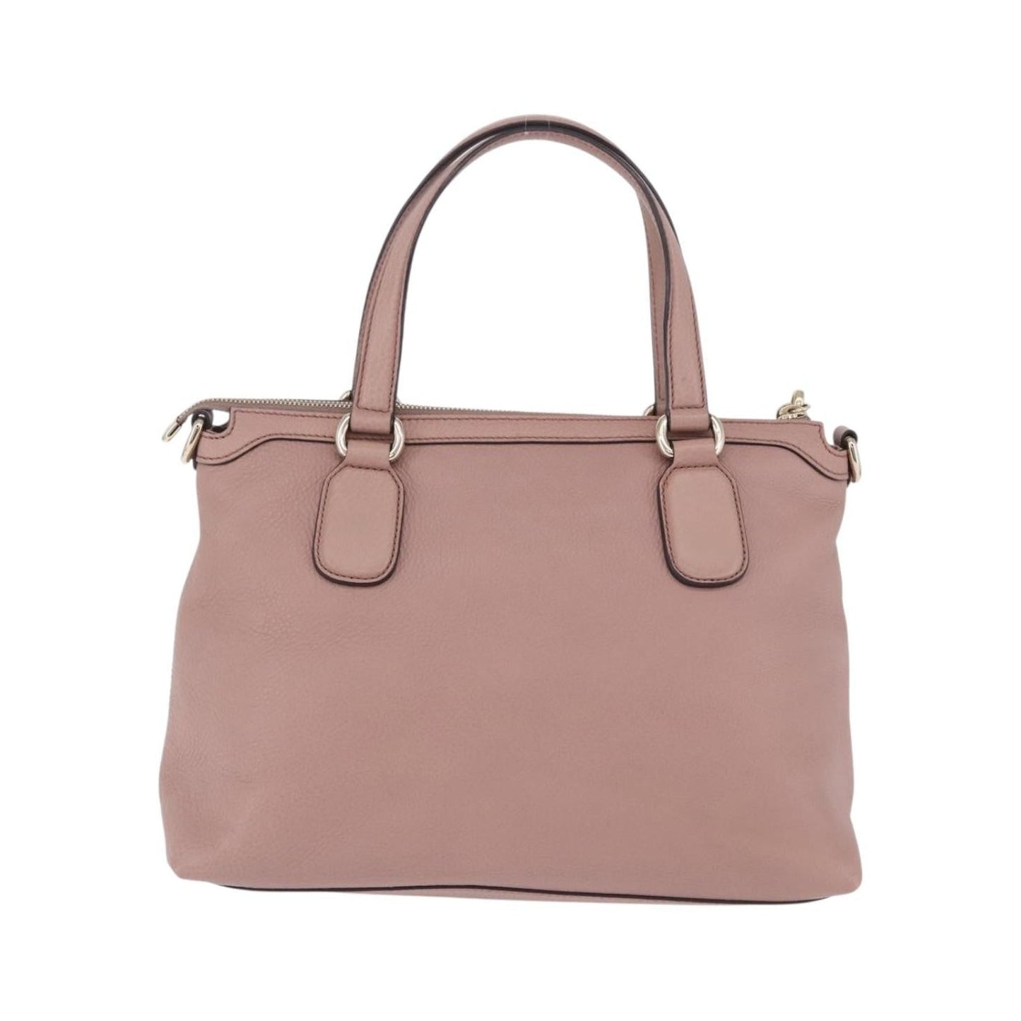 Gucci Soho Working Leather, Pink, Leather, Tote Bag
