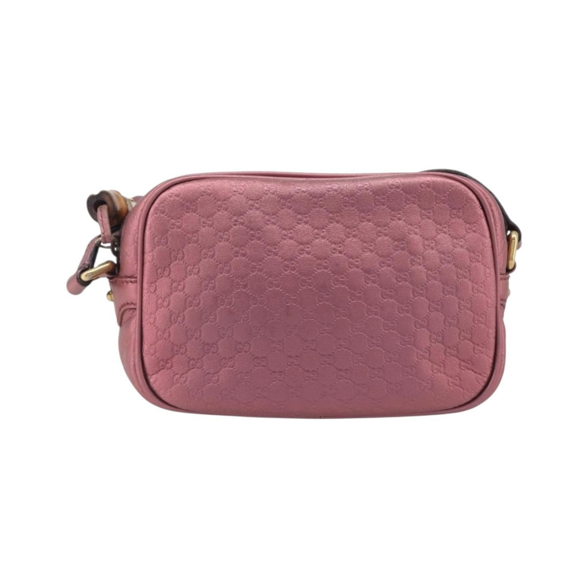 Gucci Sunshine Disco Microguccissima Leather, Pink, Leather, Crossbody Bag