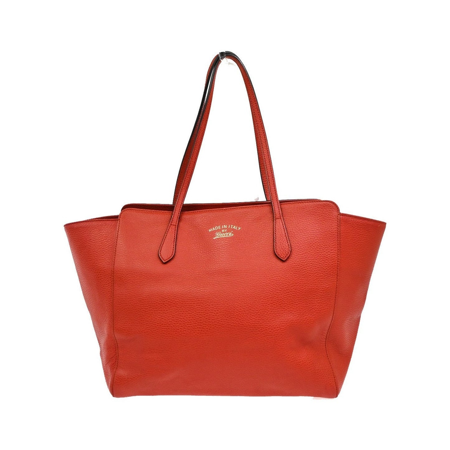 Gucci Swing Tote Leather, Red, Leather, Tote Bag