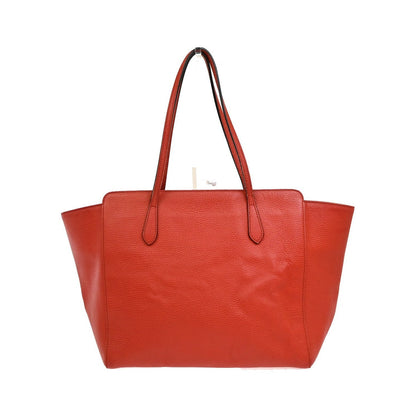 Gucci Swing Tote Leather, Red, Leather, Tote Bag