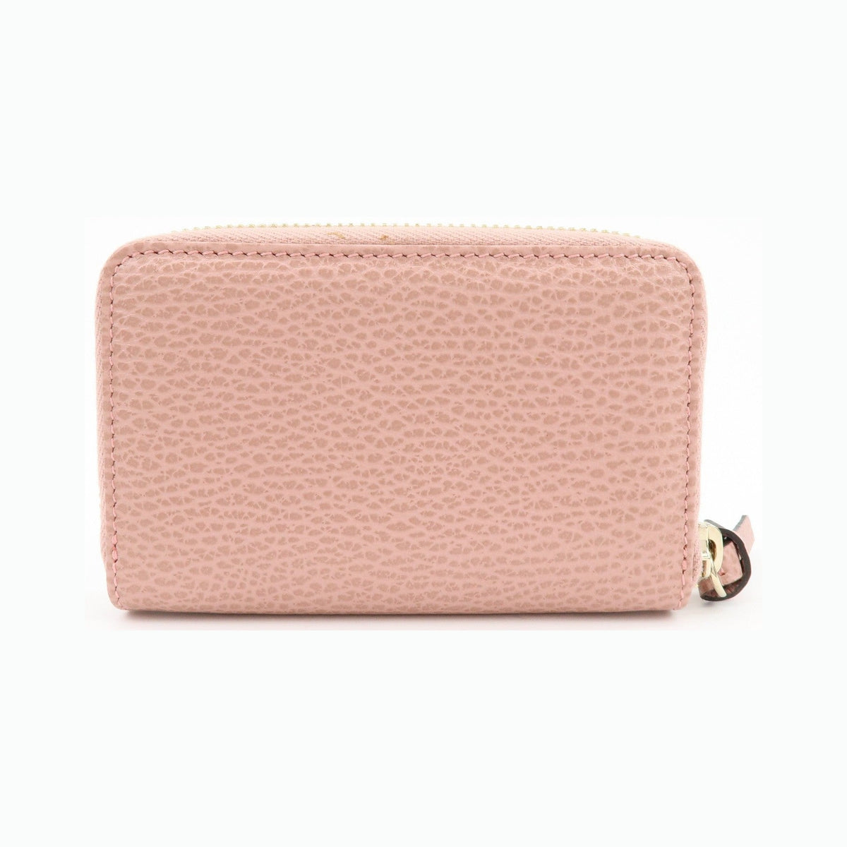 Gucci Swing Zip Around Leather, Pink, Leather, Wallet