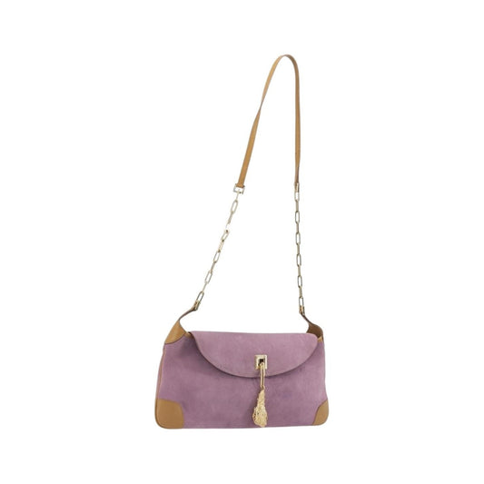 Gucci Tiger Charm Suede, Multicolour, Suede, Shoulder Bag