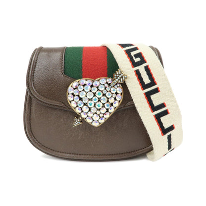 Gucci Totem Leather, Brown, Leather, Shoulder Bag