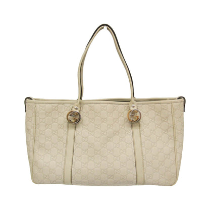 Gucci Twins Guccissima Leather, Beige, Leather, Tote Bag