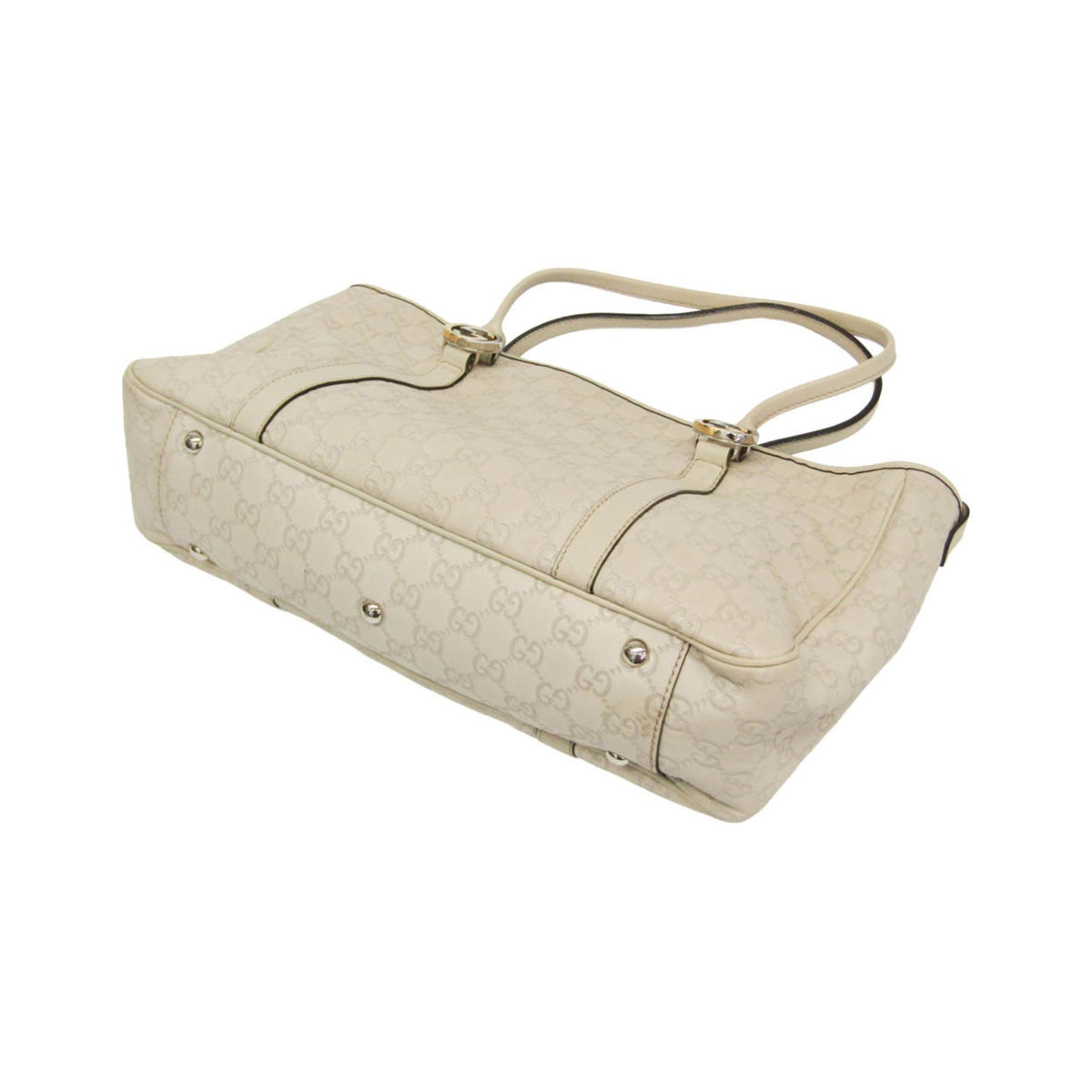 Gucci Twins Guccissima Leather, Beige, Leather, Tote Bag