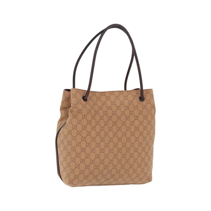 Gucci Vertical Tote GG Canvas, Orange, Canvas, Tote Bag