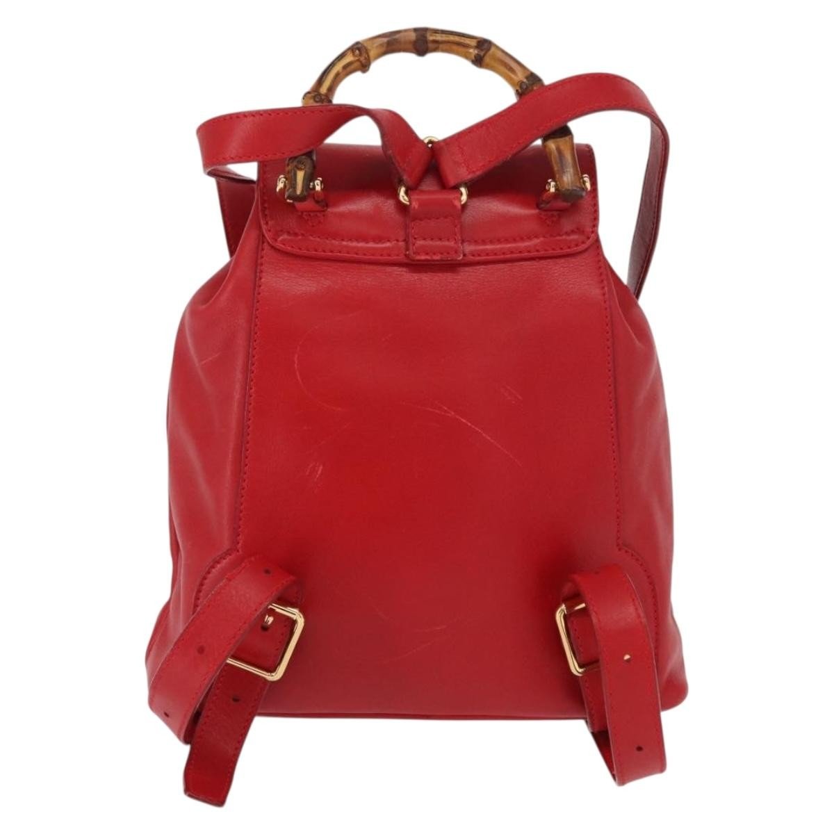 Gucci Vintage Bamboo Backpack - Brandsamsara
