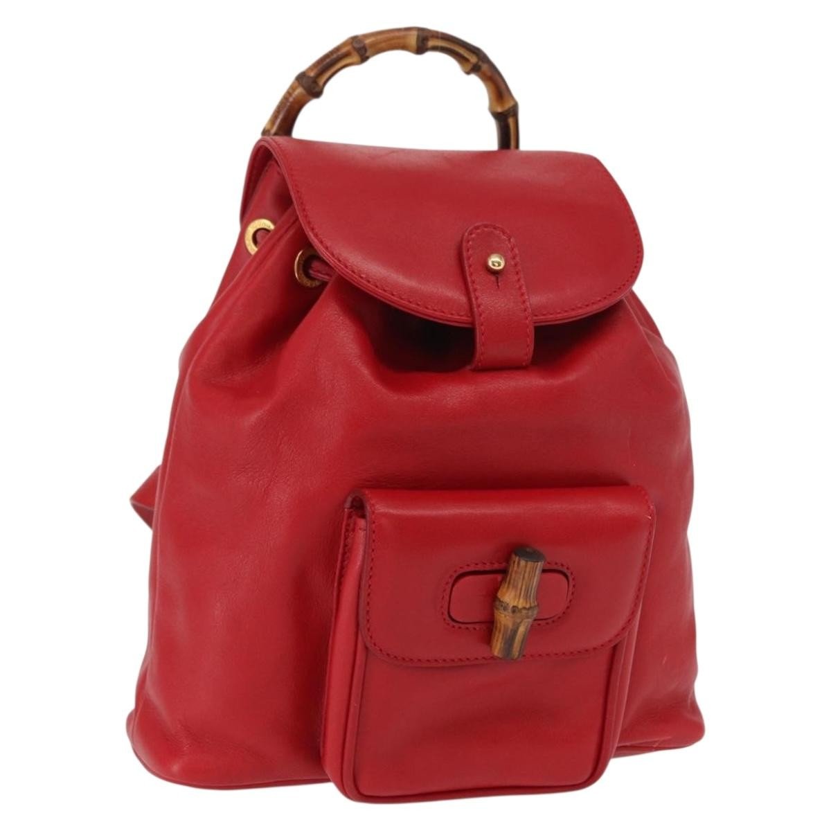 Gucci Vintage Bamboo Backpack - Brandsamsara