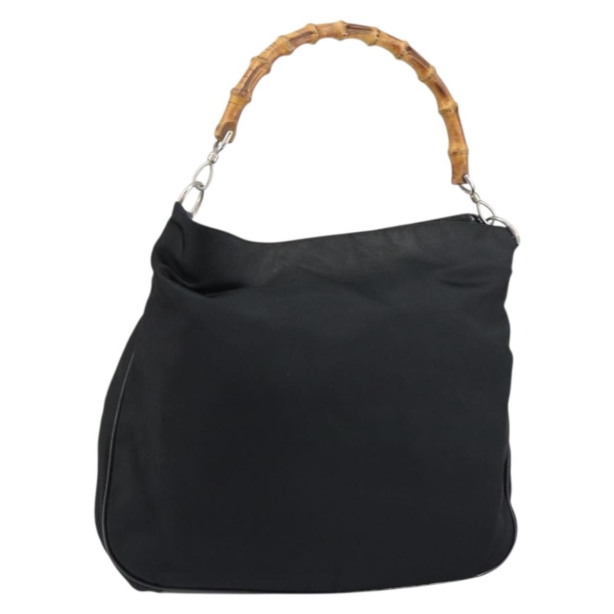 Gucci Vintage Bamboo Handle Open Hobo - Brandsamsara