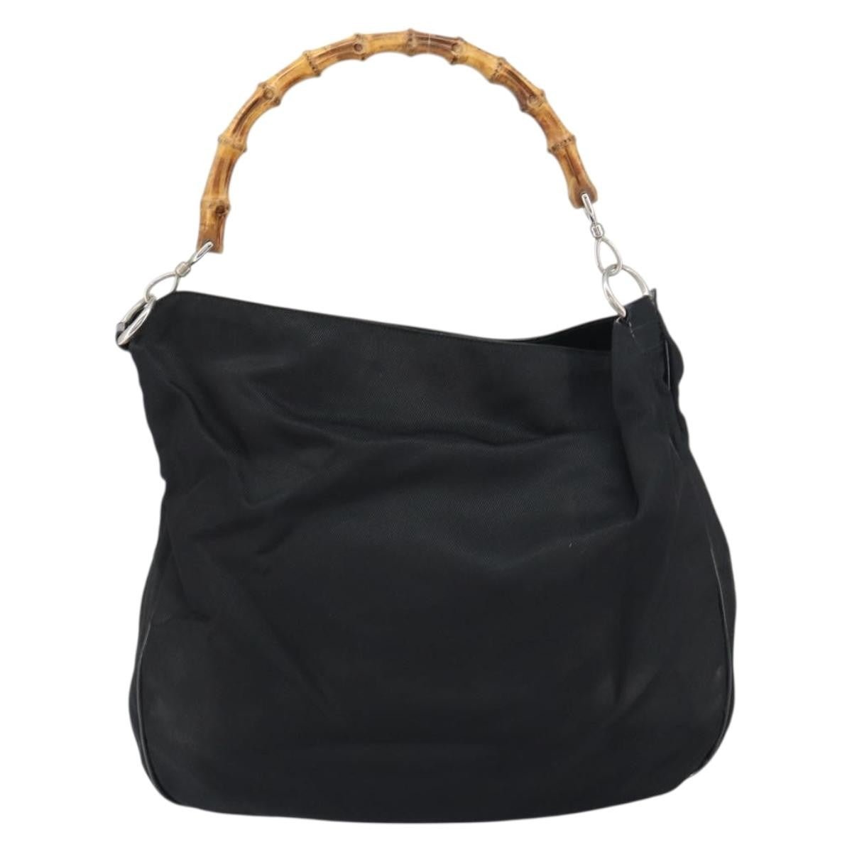 Gucci Vintage Bamboo Handle Open Hobo - Brandsamsara